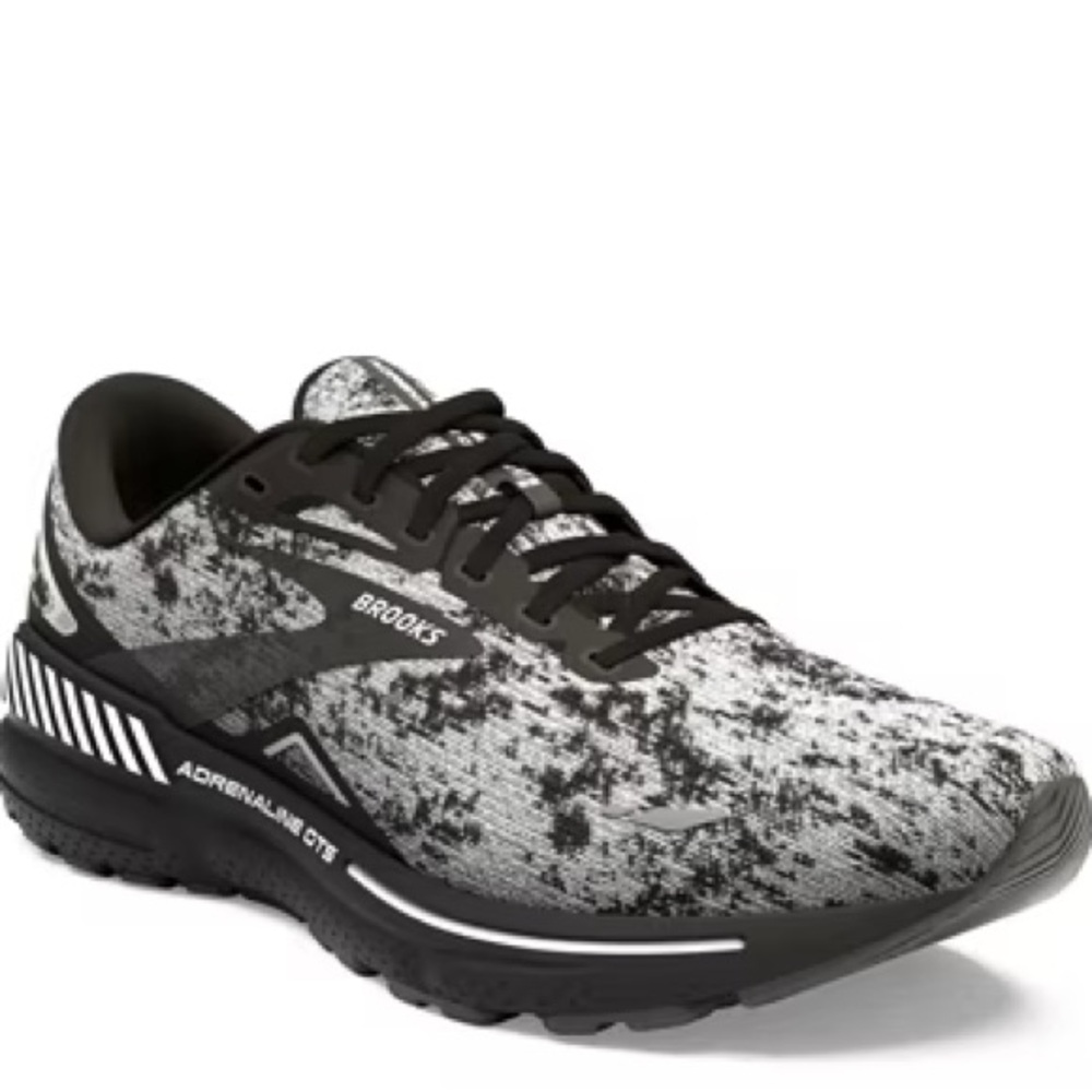 Brooks Adrenaline GTS Black and White Sneakers
